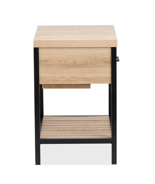 Bastain - Open Nightstand - Putnum Ivory