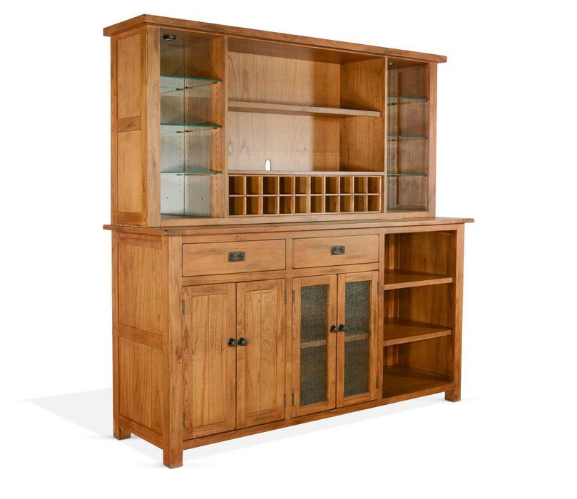 Sedona - Buffet And Hutch - Rustic Oak