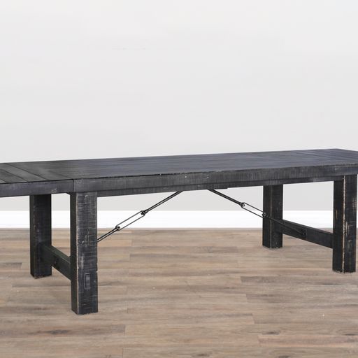Marina - Extension Wood Dining Table - Black Sand