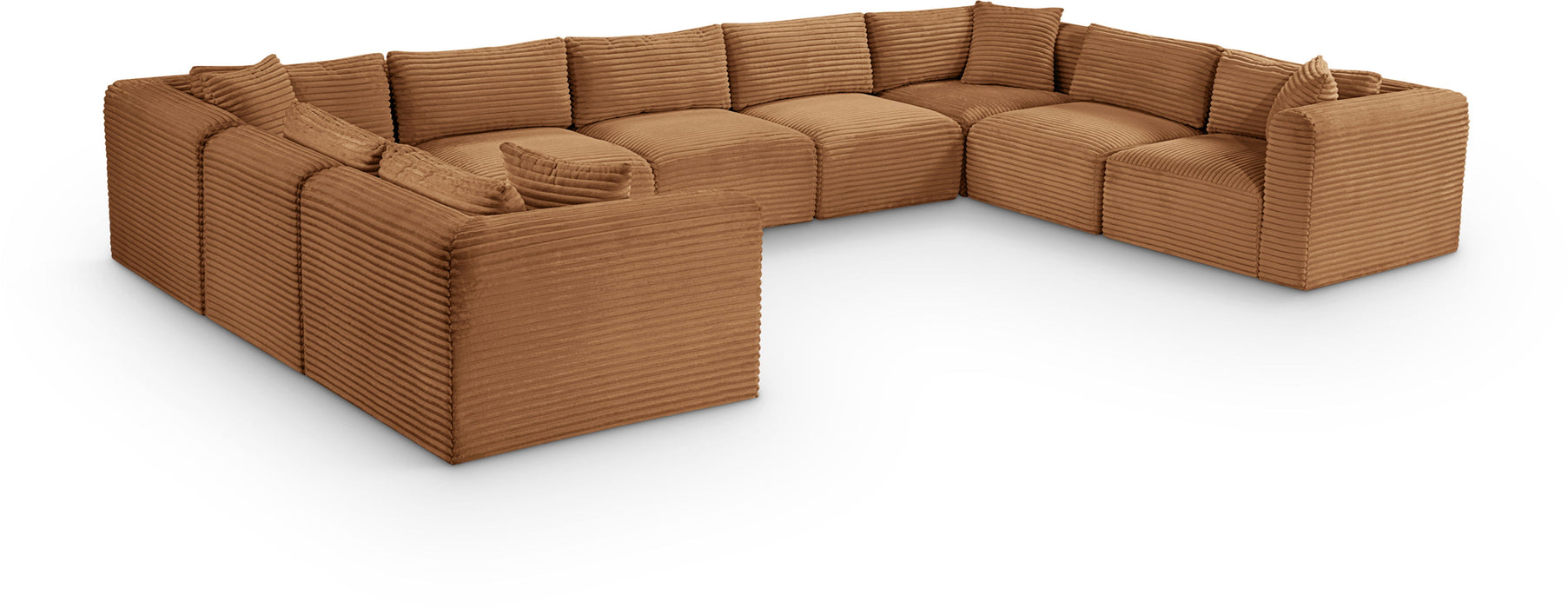 Shaggy - 9 Piece Modular U-Shaped Sectional