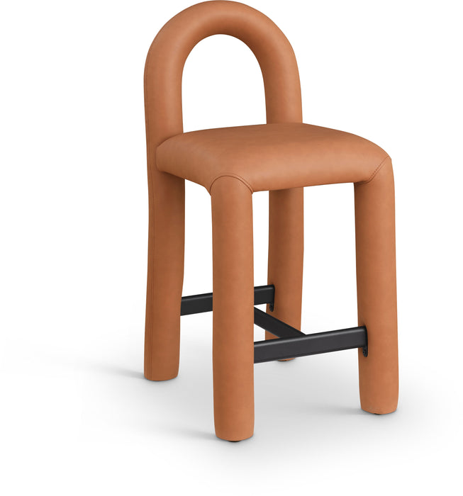 Amari - Faux Leather Stool