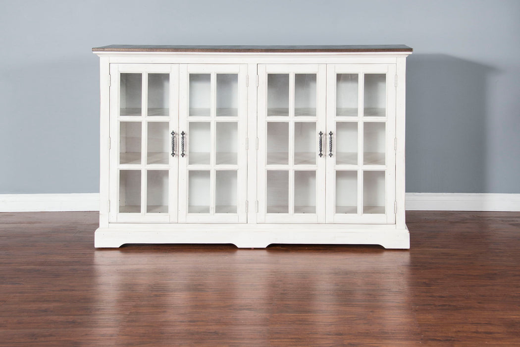 Carriage House - Server - Cottage White / Europen Dark