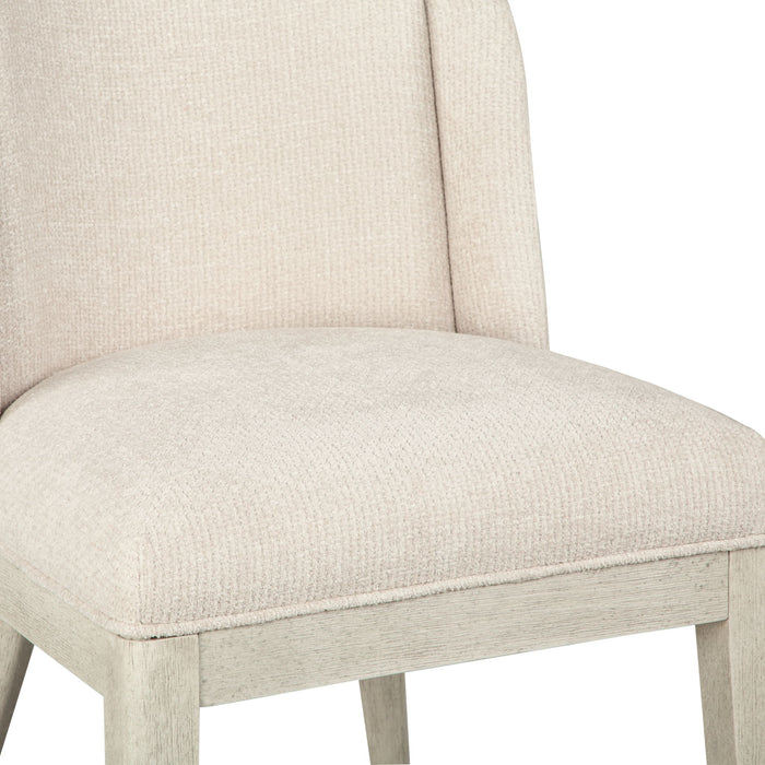 Lorelei - Upholstered Host Chair (Set of 2) - Misty Cloud