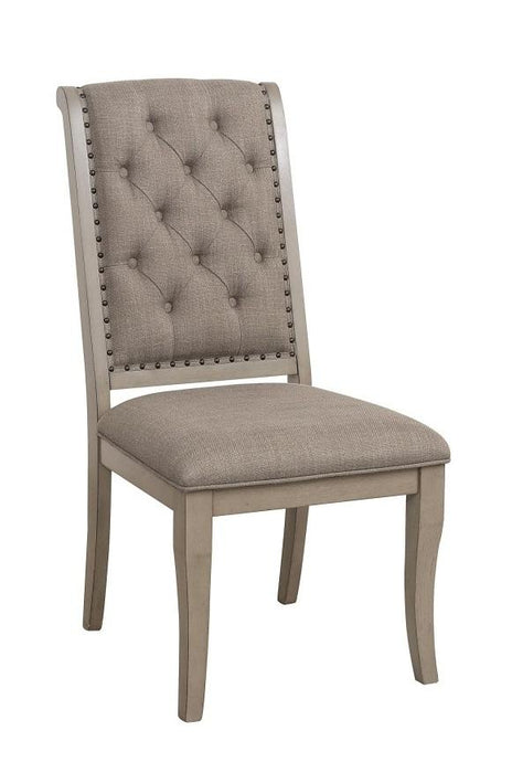 Homelegance Vermillion Side Chair in Gray (Set of 2)