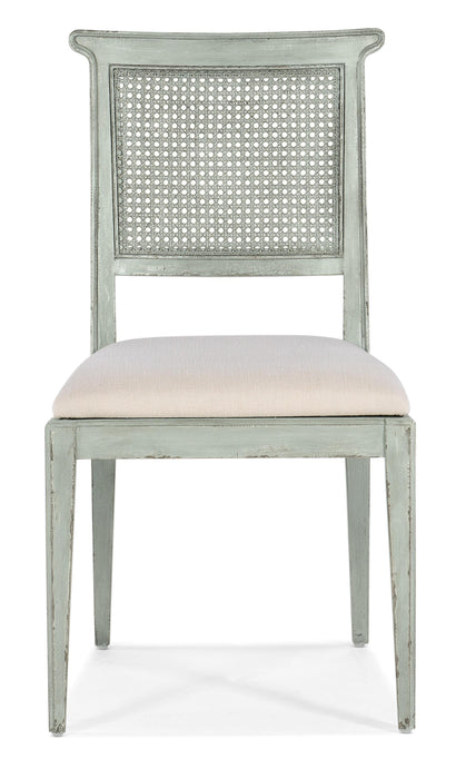 Charleston Upholstered Seat Side Chair-2 per carton/price ea - 6750-75410-40