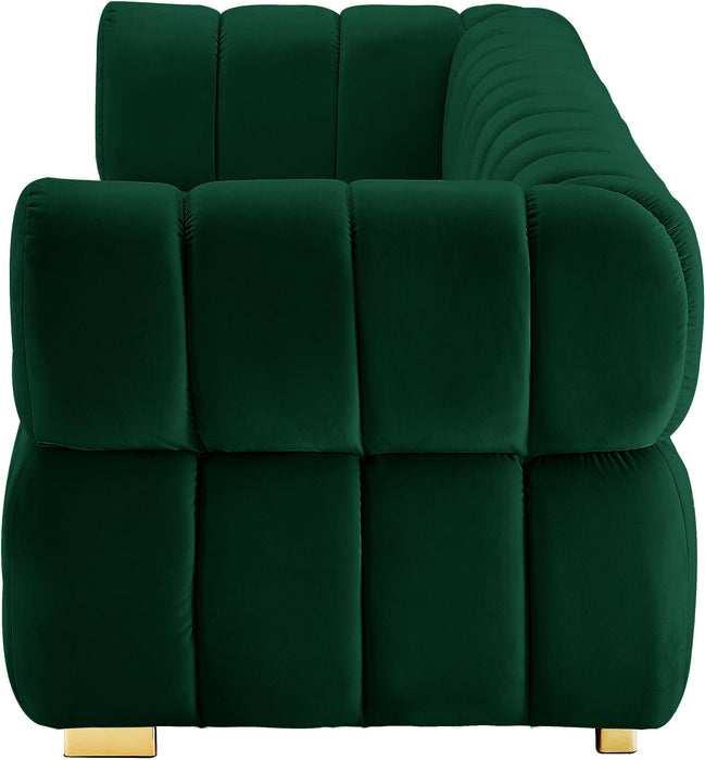 Gwen Green Velvet Sofa