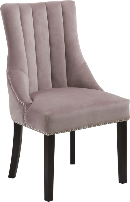 Oxford Pink Velvet Dining Chair