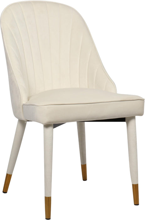Belle Cream Velvet Dining Chair