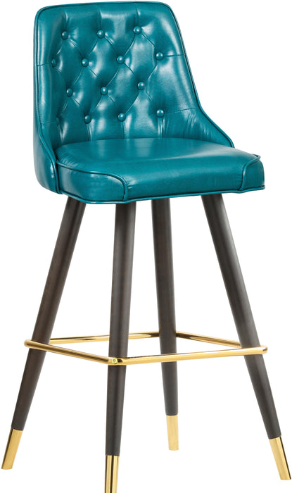 Portnoy Teal Faux Leather Counter/Bar Stool