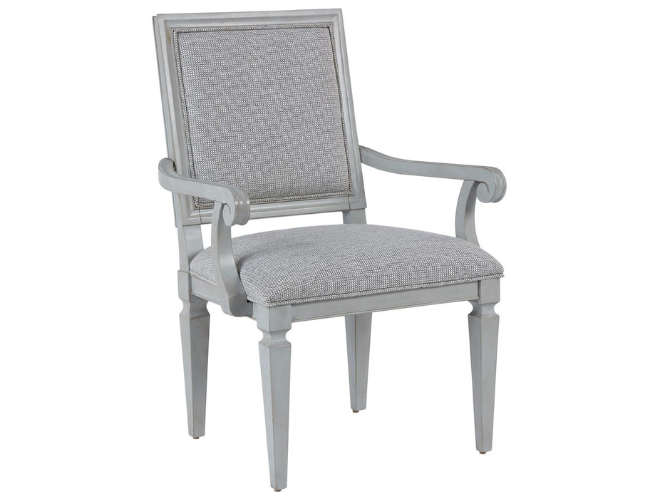 Universal Furniture Summer Hill Woven Accent Arm Chair (Set of 2) in French Gray