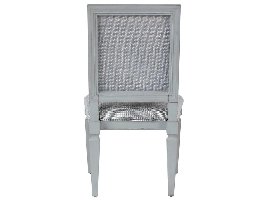 Universal Furniture Summer Hill Woven Accent Side Chair (Set of 2) in French Gray