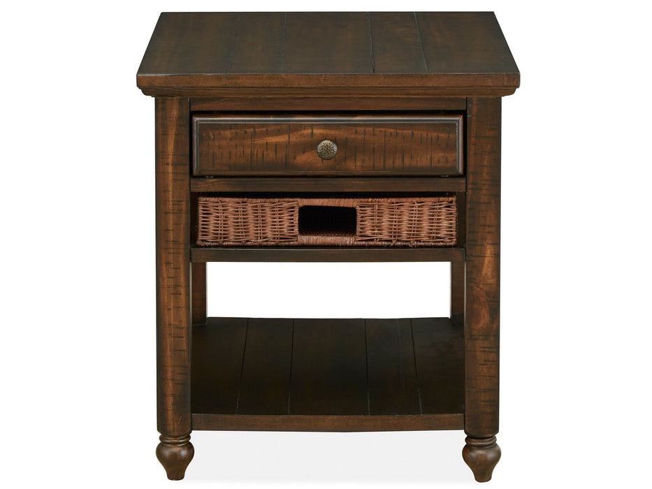 Cottage Lane - Wood Rectangular End Table - Coffee