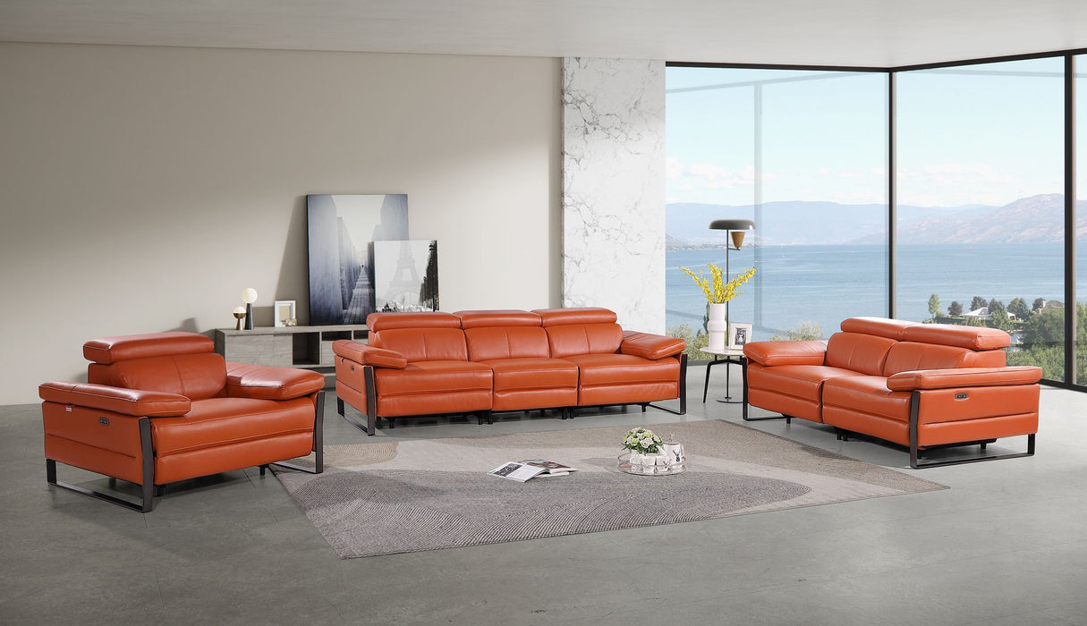 1246 - Modular Power Triple Reclining Sofa, Loveseat, And Chair Set With Power Headrests