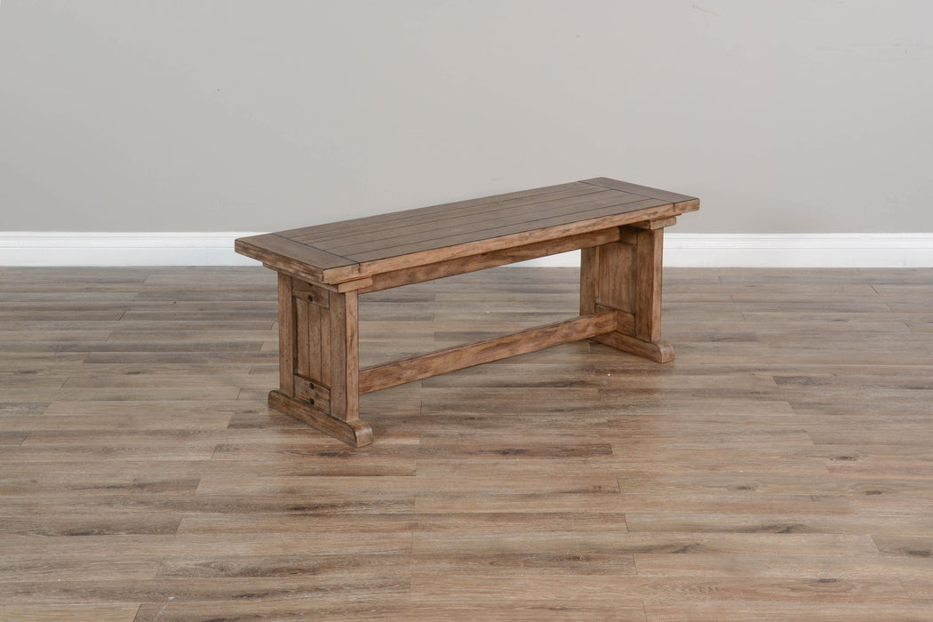 Doe Valley - Wood Side Bench - Buckskin