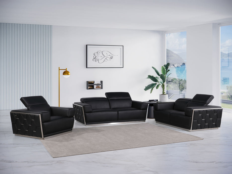 1111 - Leather Living Room Set