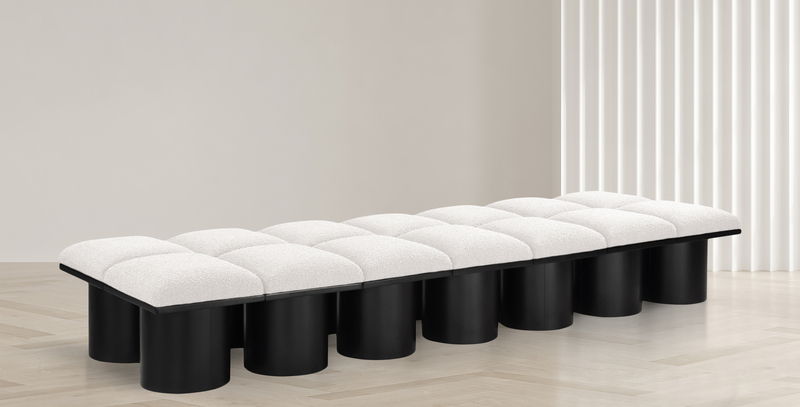 Pavilion - 14 Piece Modular Bench With Black Base