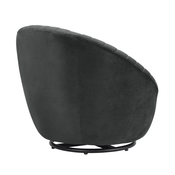 Bella - Velvet Swivel Accent Chair