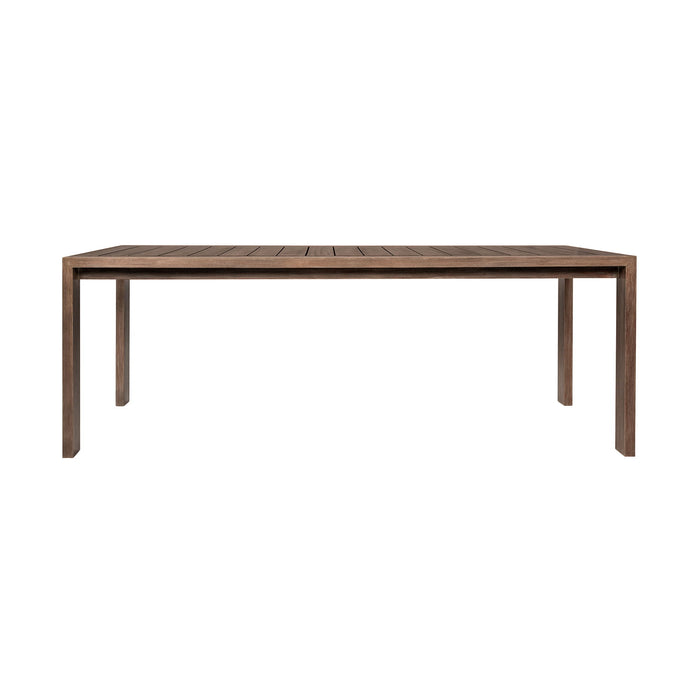 Relic - Outdoor Patio Dining Table - Weathered Eucalyptus
