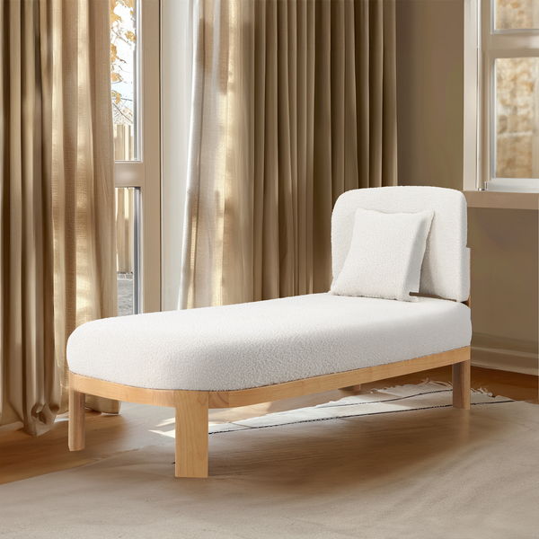 Maybourne - Chaise / Bench With Natural Frame