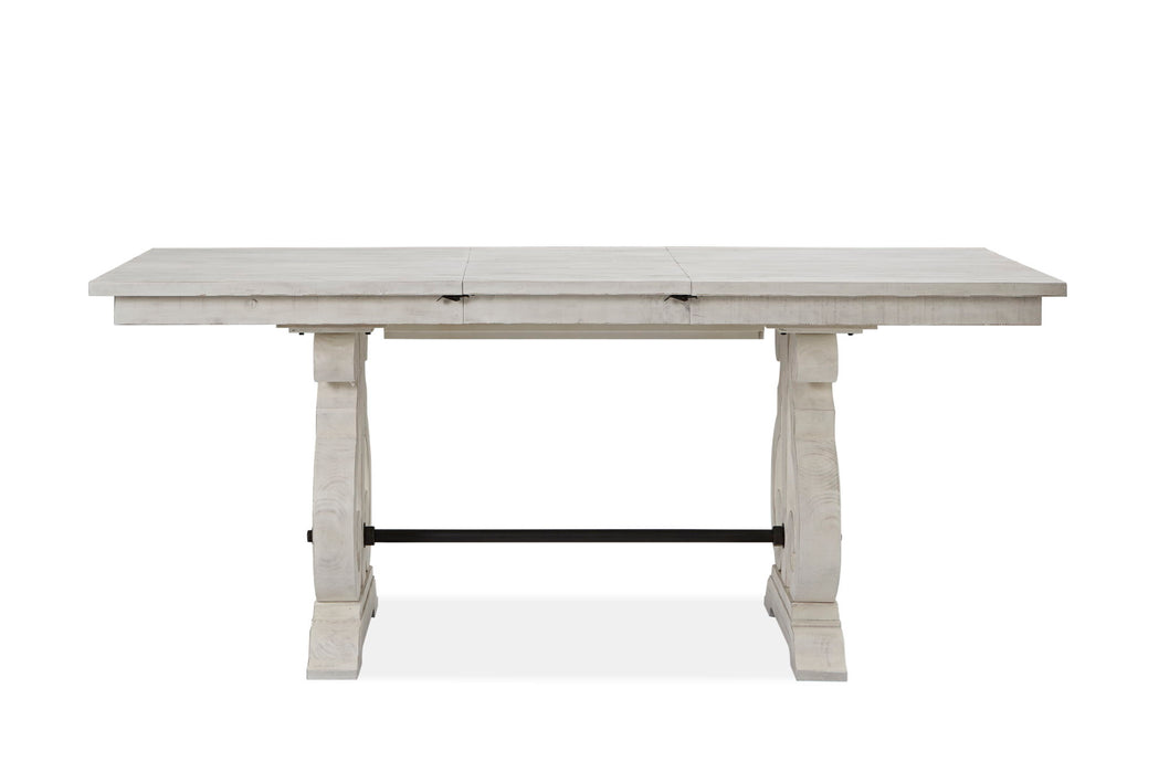 Bronwyn - Rectangular Counter Dining Table - Alabaster
