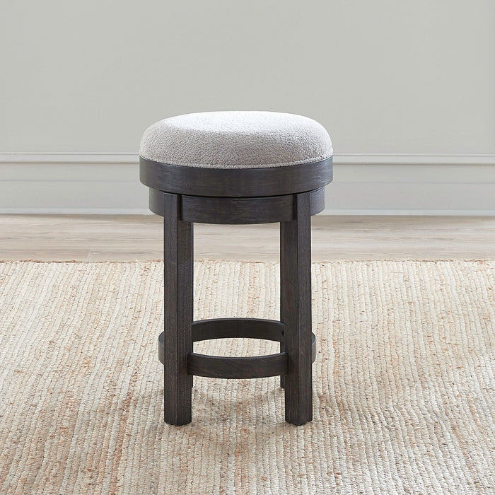 Weston - Upholstered Swivel Console Stool (RTA) - Brown