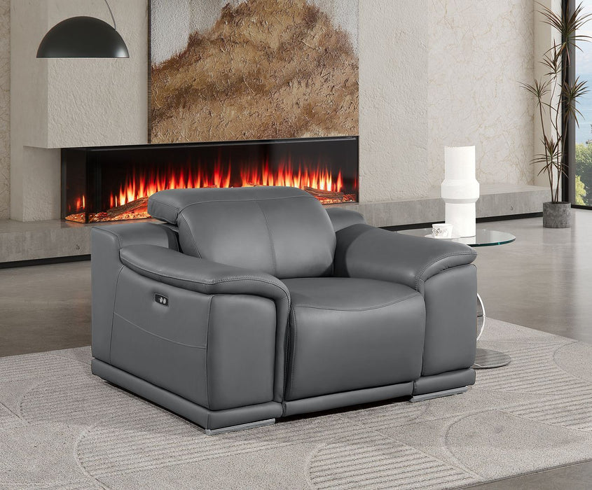 2679 - Power Reclining Chair With Power Headrest In Genuine Leather