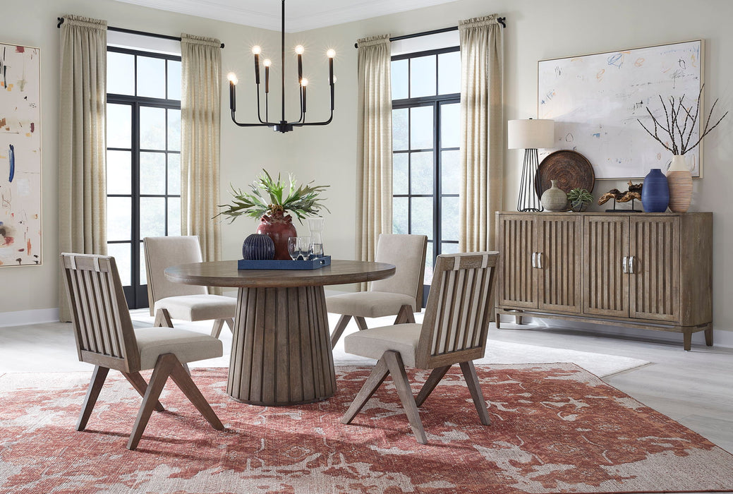 Kavanaugh - Round Dining Table - Dark Brown