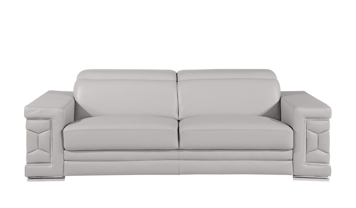 296 - Leather Sofa