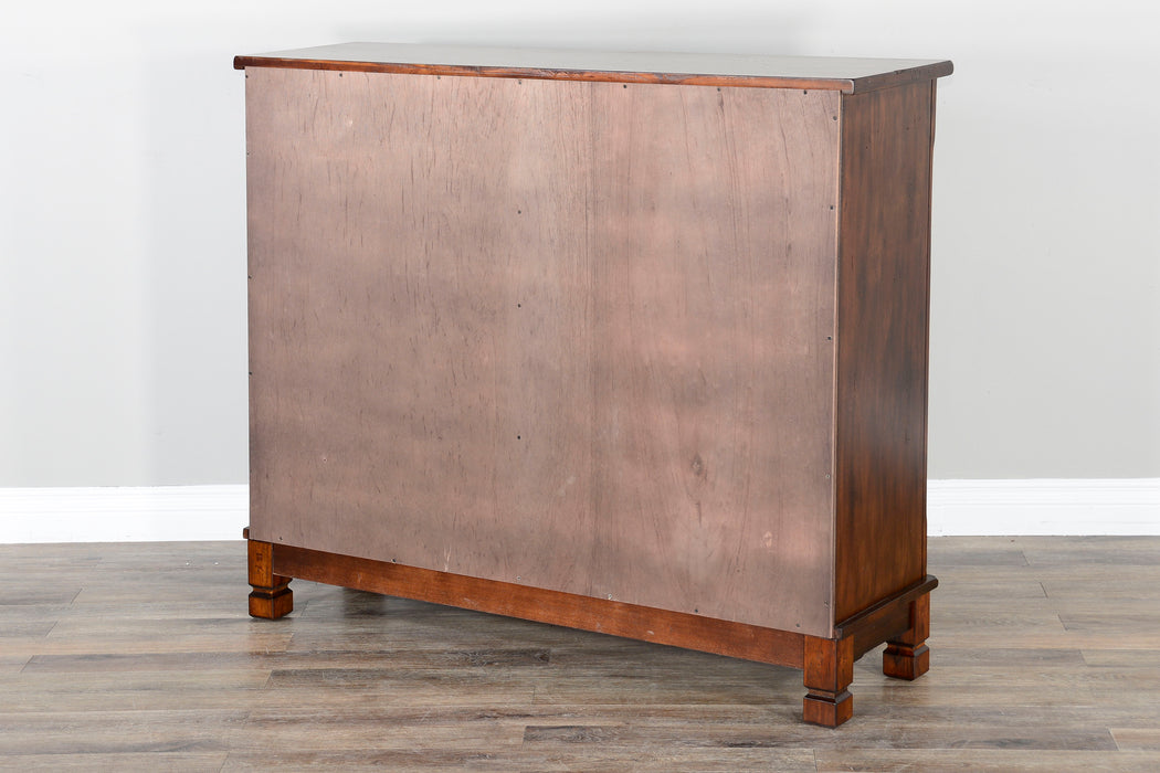 Santa Fe - Traditional Wood Bookcase - Dark Chocolate