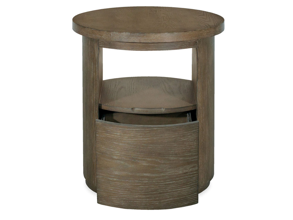 Bosley - Round End Table - Porpoise