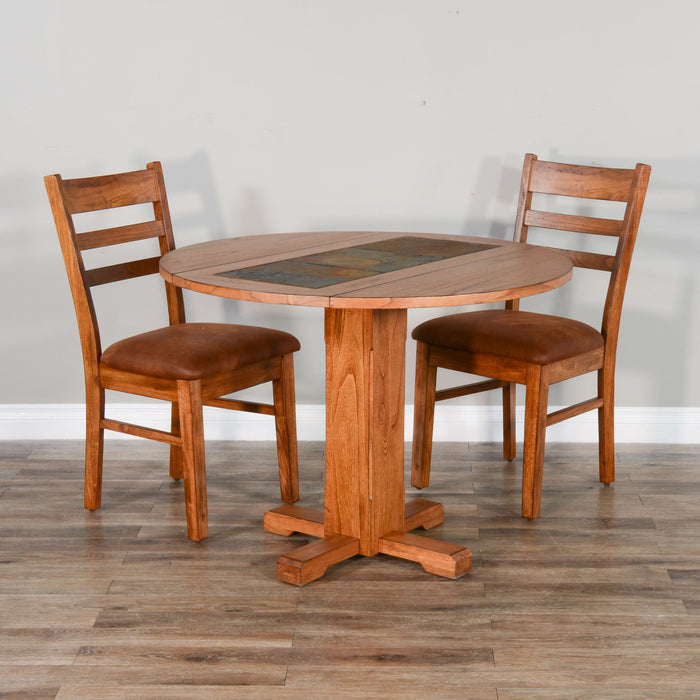 Sedona - Ladderback Chair, Cushion Seat (Set of 2) - Rustic Oak