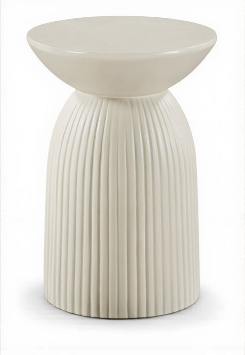 Opani - Concrete End Table - Taupe