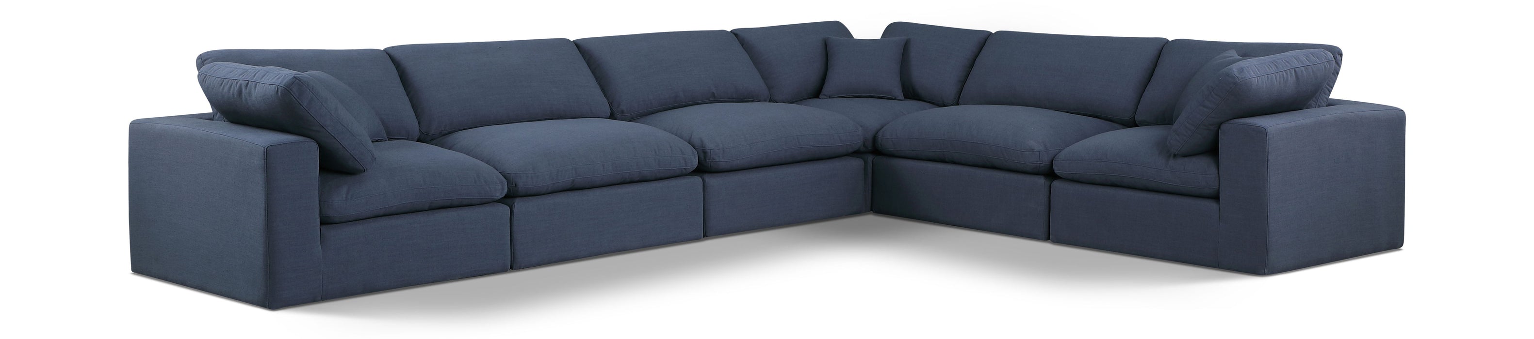 Comfy - 6 Piece Linen Modular Corner Sectional