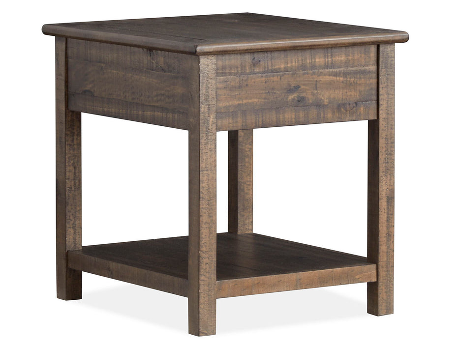 Smithton - Rectangular End Table - Homestead Brown