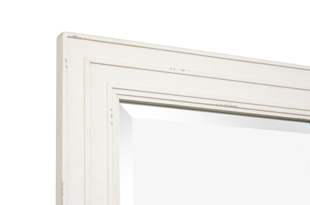 Echo Isles - Landscape Mirror - Sea Pearl And Driftwood