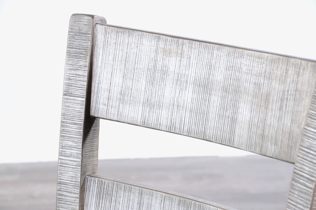 Homestead Hills - Ladderback Dining Chair (Set of 2) - Tobacco Leaf / Alpine Gray