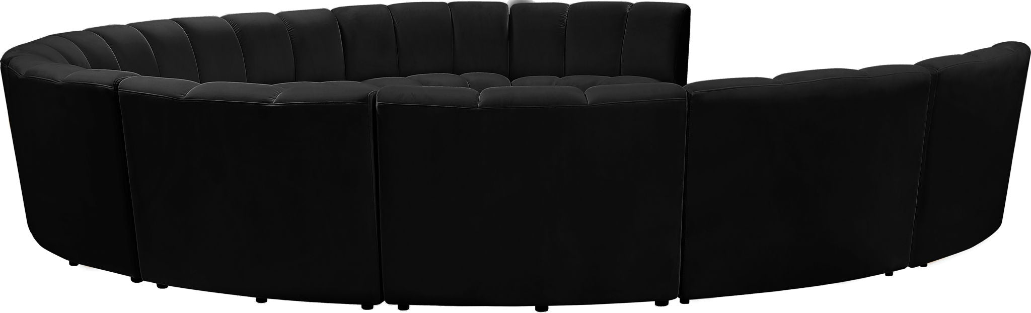Infinity - 10 Piece Velvet Modular Sectional