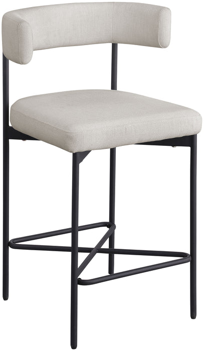 Rivage - Durable Stool With Black Frame (Set of 2)