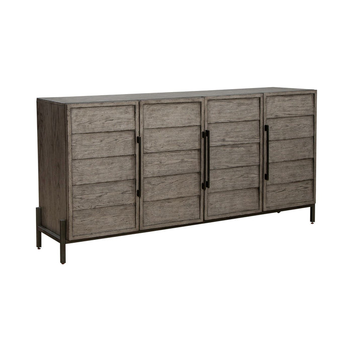 Pelicans Buff - 74" Accent TV Console - Gray