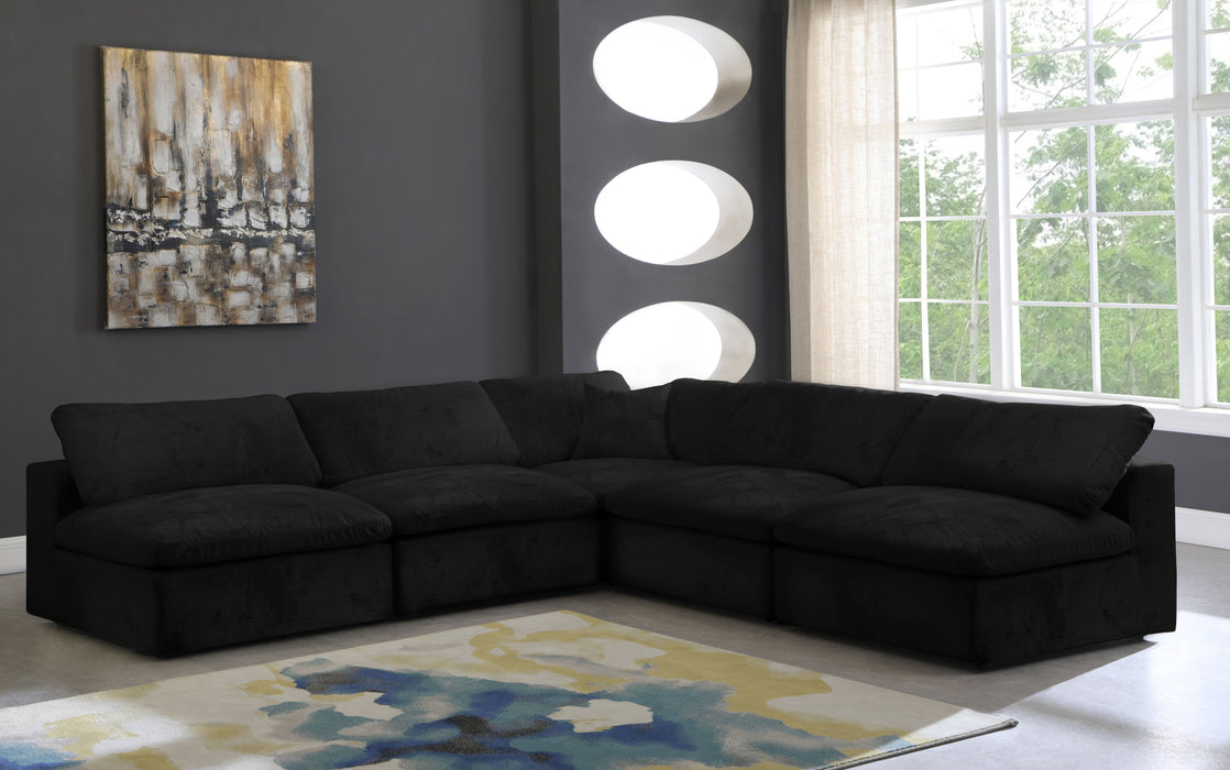 Cozy - 5 Piece Modular Corner Armless Sectional
