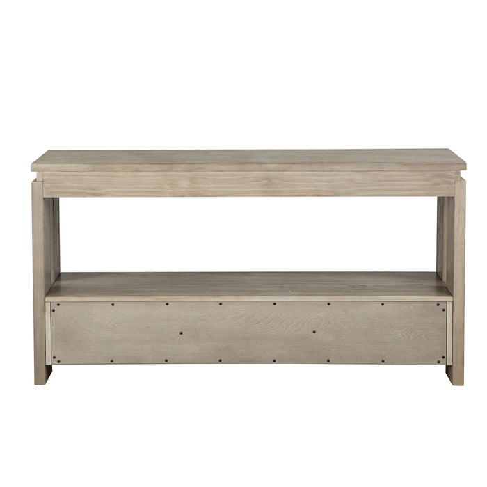 Conrad - Rectangular Sofa Table - Stone Harbor Grey