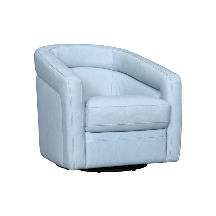 Desi - Leather Swivel Accent Chair