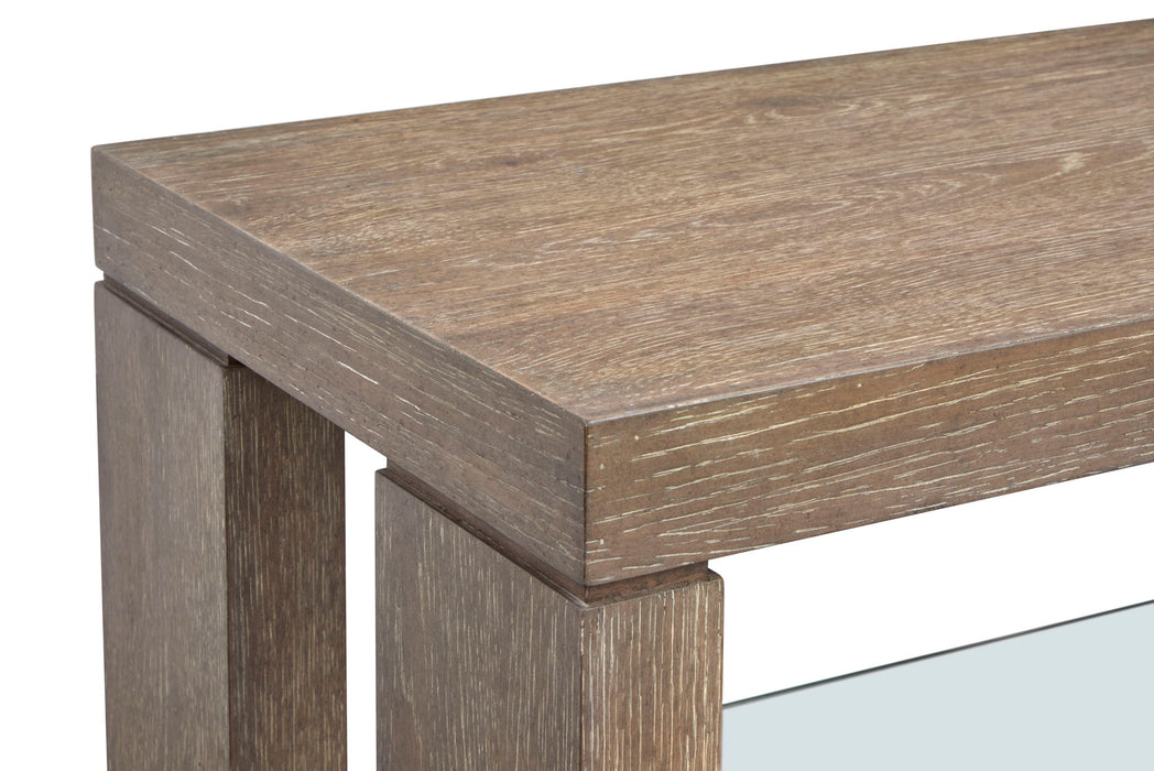 Conway - Rectangular Cocktail Table With Casters - Spiced Brown