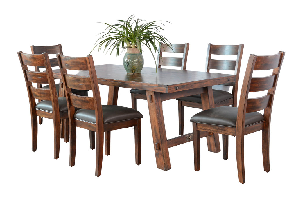7 Piece Dining Set - Vintage Mocha