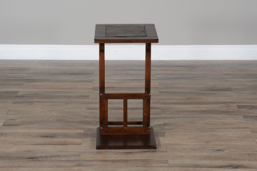 Santa Fe - Savannah 12.5" Traditional Wood Table - Dark Chocolate