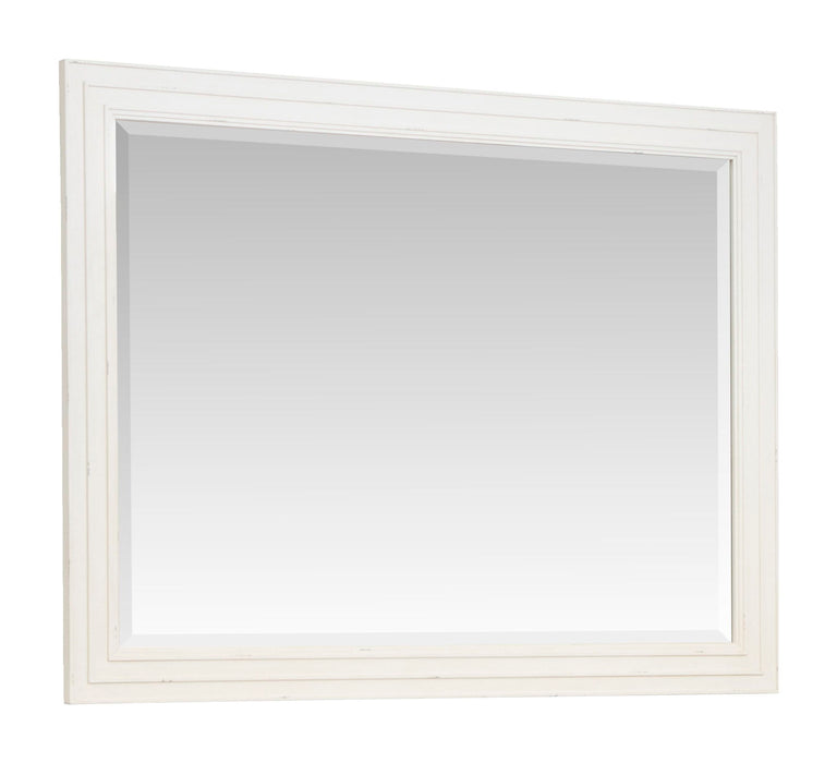 Echo Isles - Landscape Mirror - Sea Pearl And Driftwood