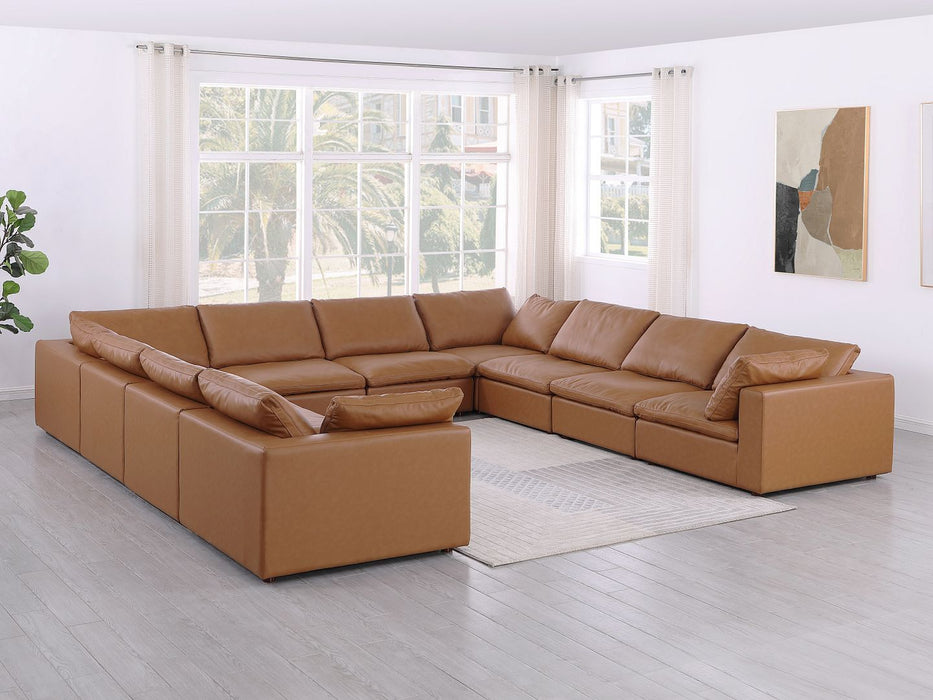 1100 - 10-Piece U-Shaped Sectional In Top-Grain Italian Leather