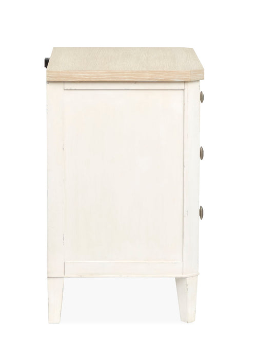 Echo Isles - Drawer Nightstand - Sea Pearl And Driftwood