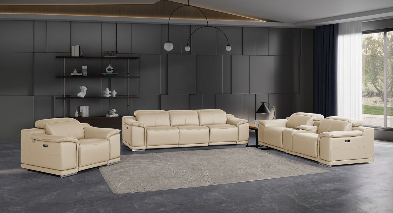 9762 - 7-Piece Modular Power Reclining Sofa, Loveseat And Chair Set With 5 Power Recliners In