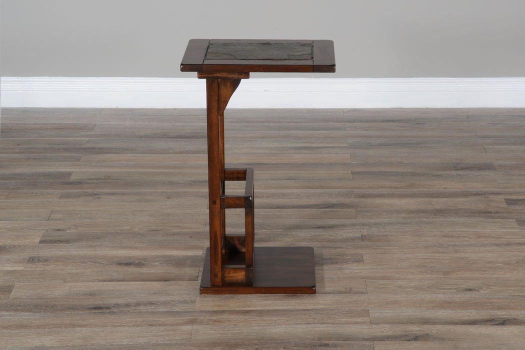 Santa Fe - Savannah 12.5" Traditional Wood Table - Dark Chocolate